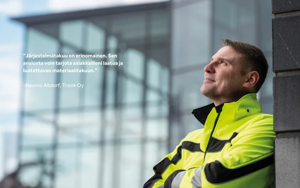 25 vuoden vedeneristyksen järjestelmätakuu